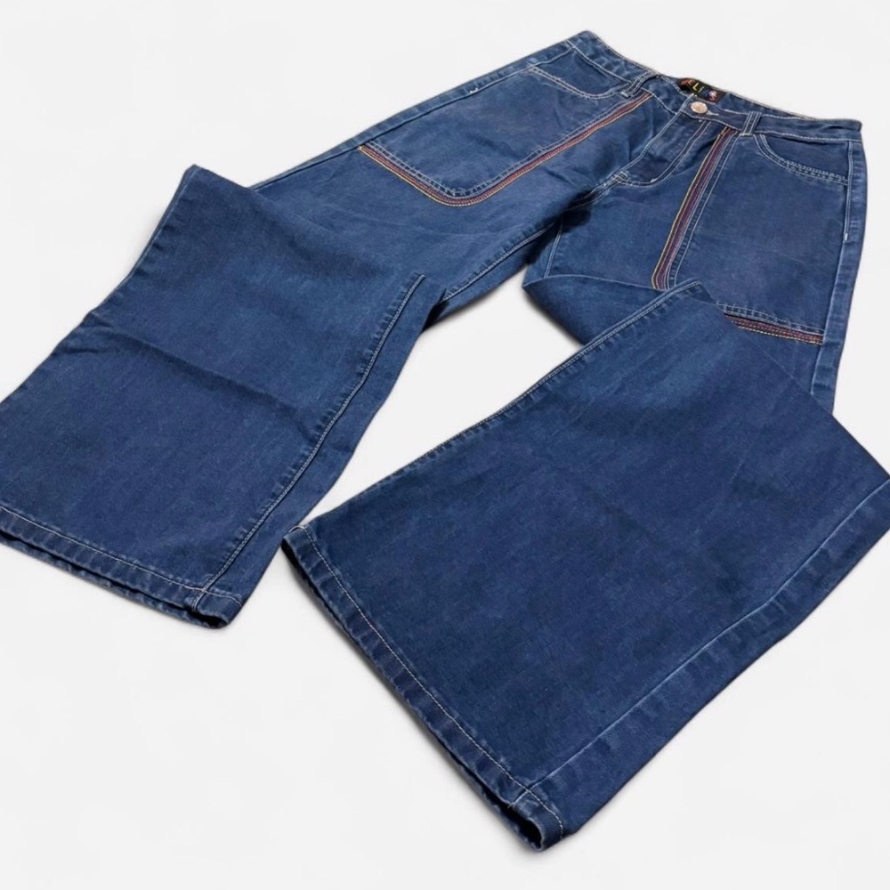 dELiA*s ROCKIN' AROUND WIDE LEG JEANS Sz 26”